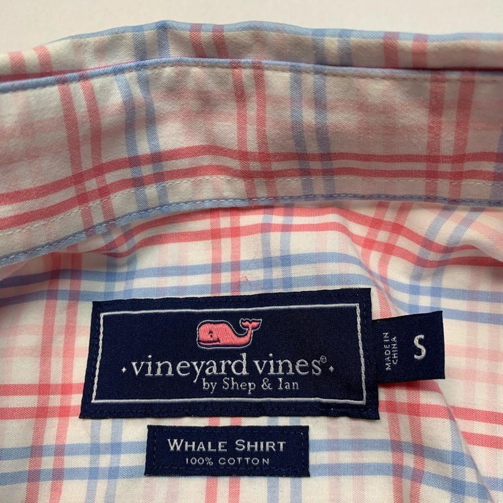 Vineyard Vines Whale shirt in tattersall check - Picture 3 of 9